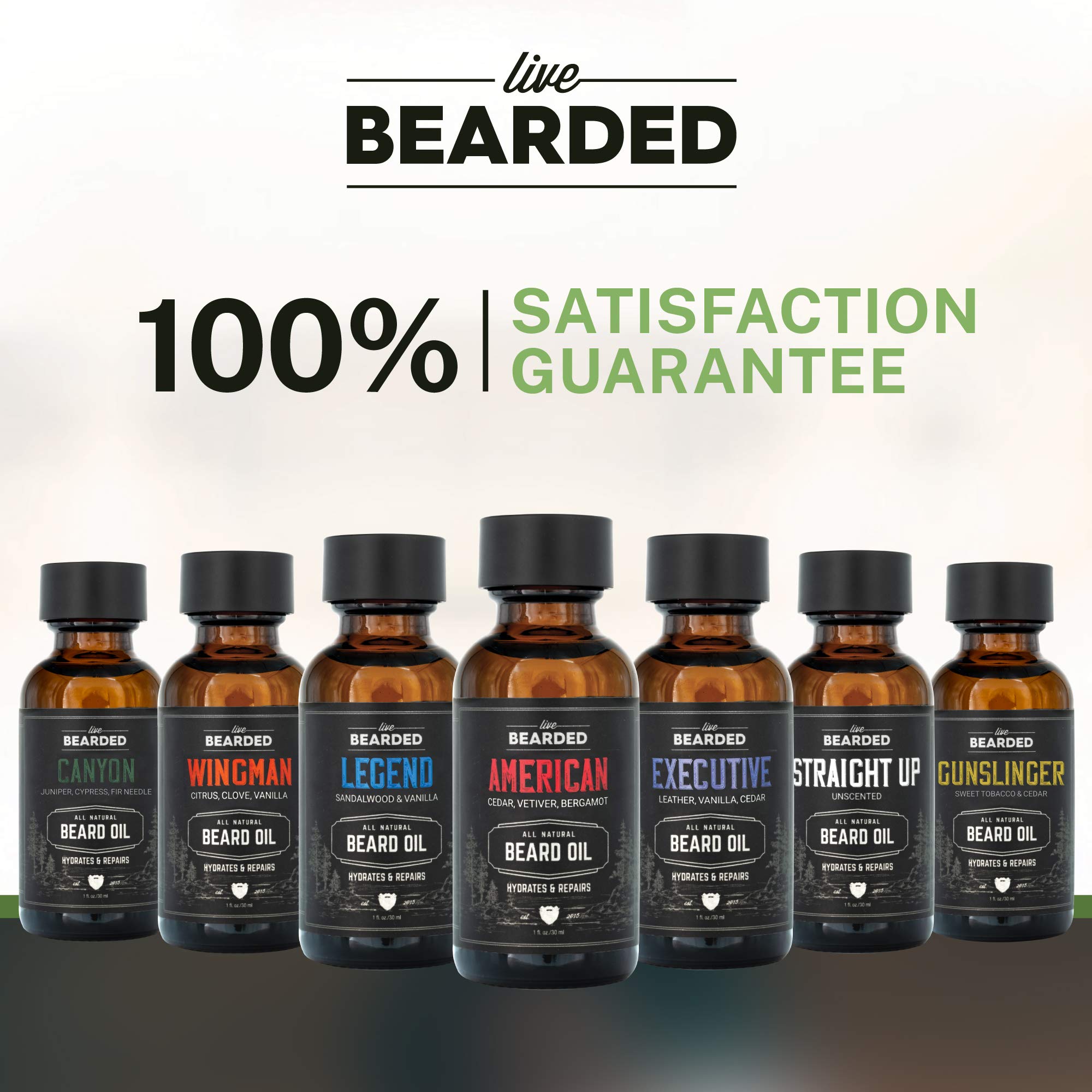Man applying beard oil for daily care