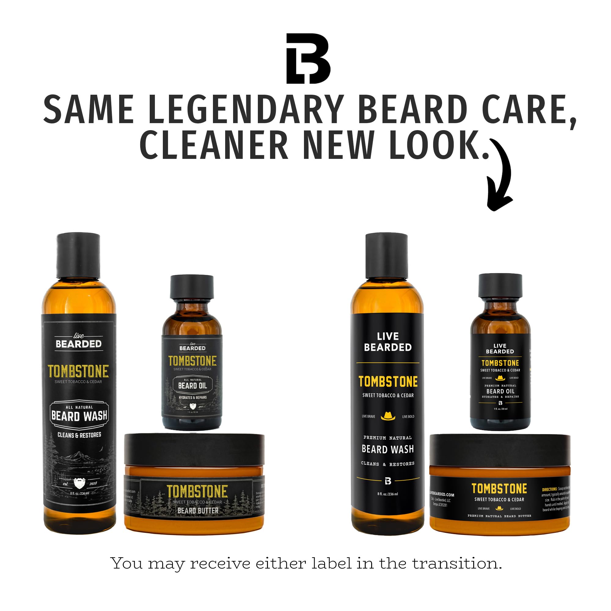 Live Bearded Tombstone beard oil bottle delivering smooth, nourished beard with lightweight hydration