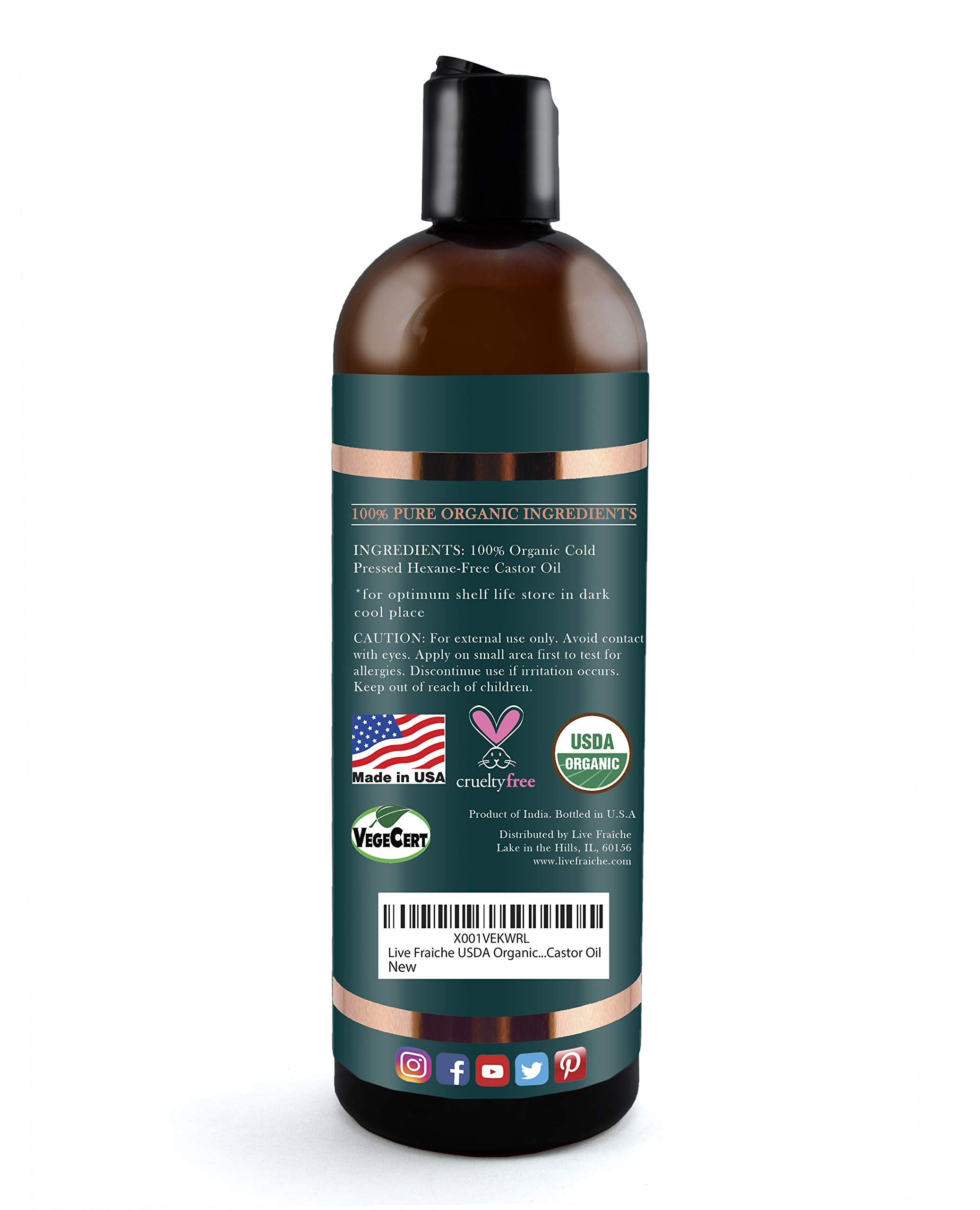 Live Fraiche Castor Oil DIY-soap lather usage for richer lather