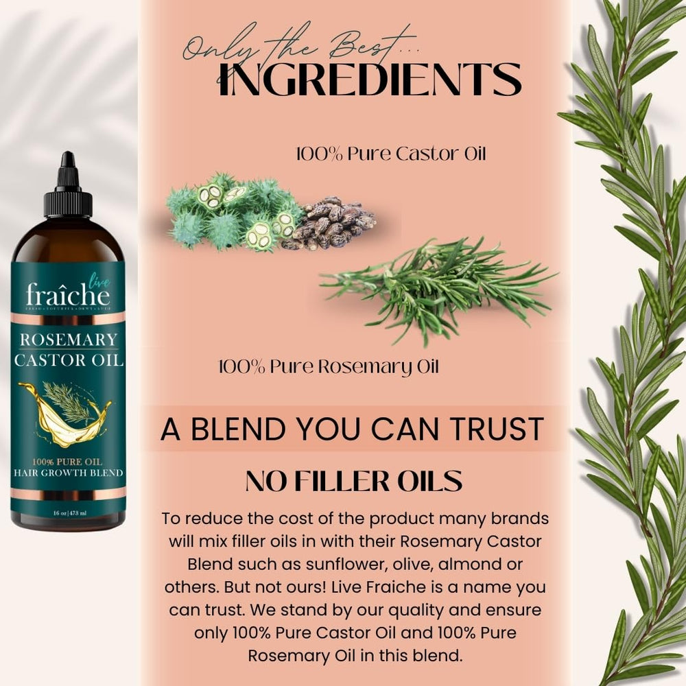 Live Fraiche thickening oil texture close-up reveals rich consistency.