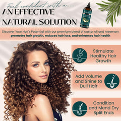Live Fraiche rosemary oil dropper offers targeted nourishment for hair.