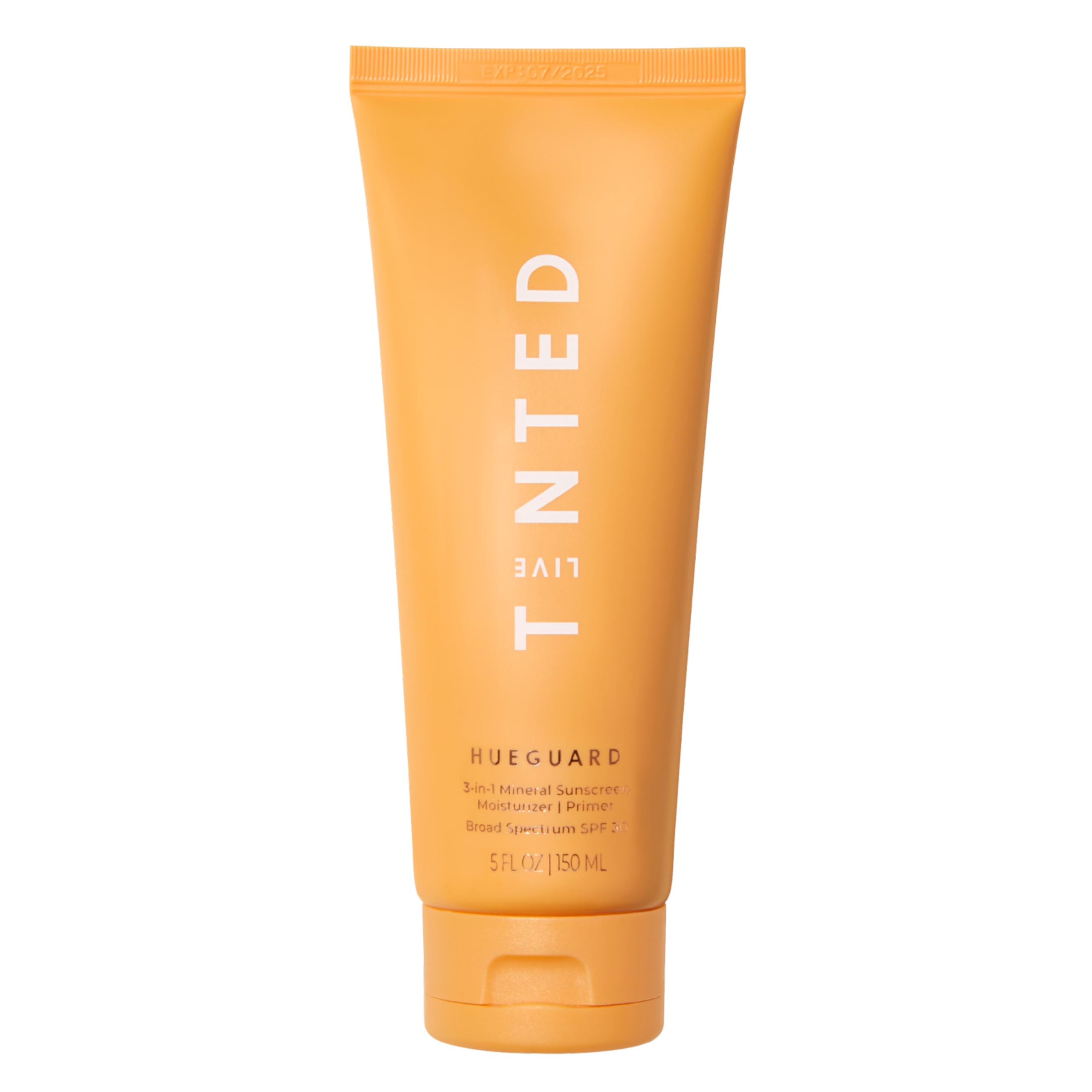 Live Tinted Hueguard Jumbo bottle front view showing all-in-one protection and hydration