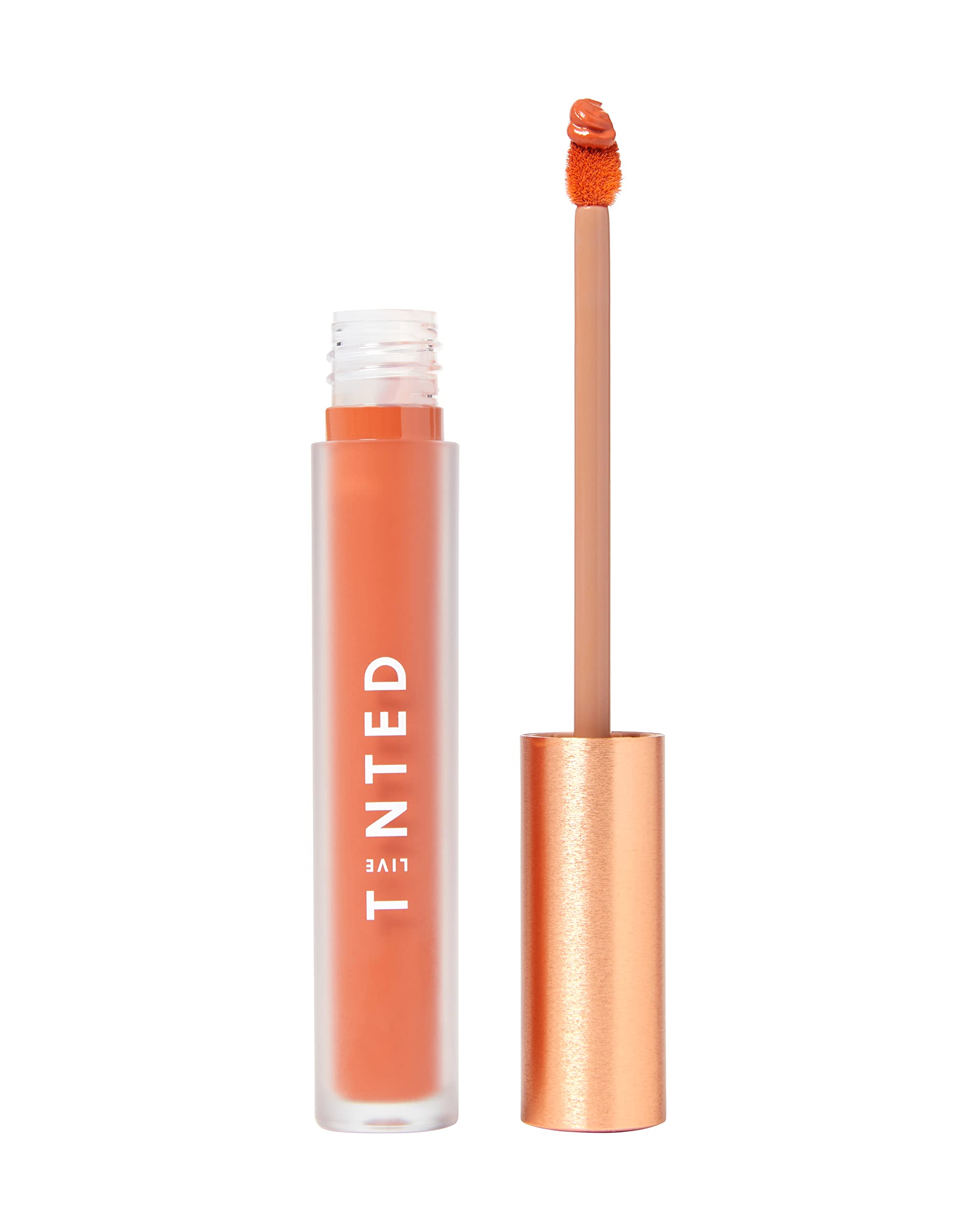 Live Tinted Huelip Liquid Lip Crème Terra Cotta bottle with weightless color.