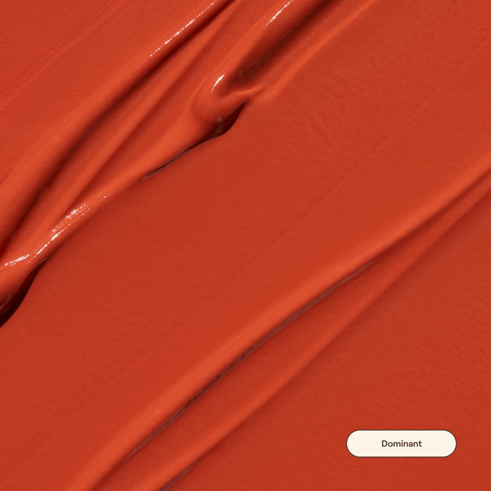 Swatches show rich Terra Cotta shade for easy color planning.