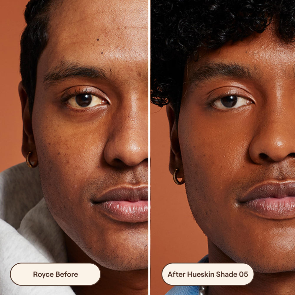 Live Tinted Hueskin Serum Concealer packaging shot highlighting compact size