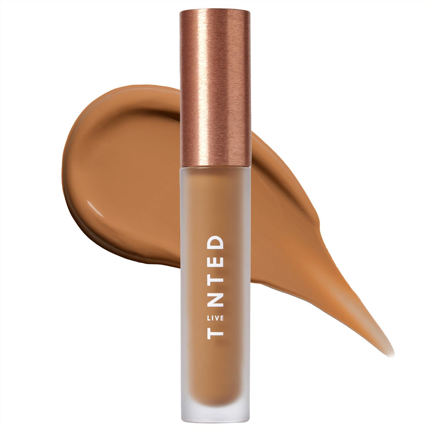 Live Tinted Hueskin concealer swatches on arm show shade 6 and even tone.