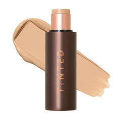 Live Tinted HUESTICK complexion stick for buildable coverage and natural finish.