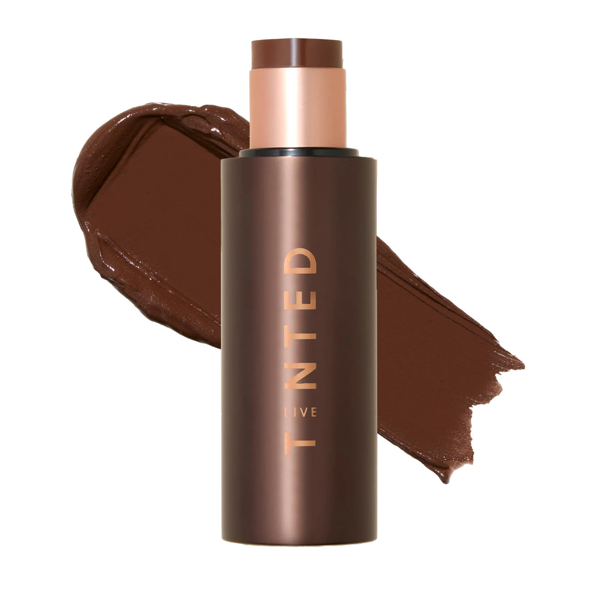 Live Tinted HUESTICK complexion stick packaging close-up for on-the-go touch-ups