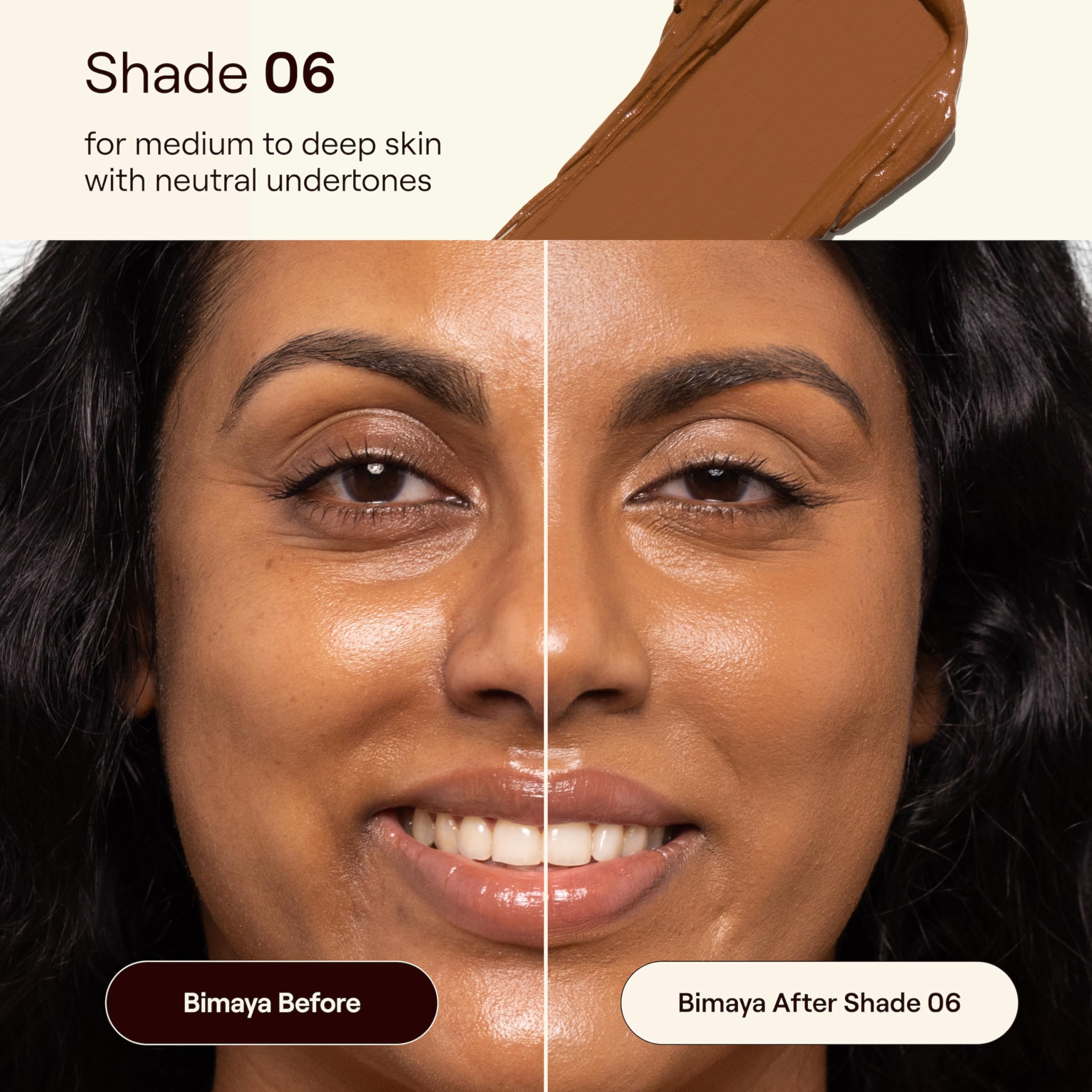 Live Tinted HUESTICK creamy formula feels like second skin on the skin.