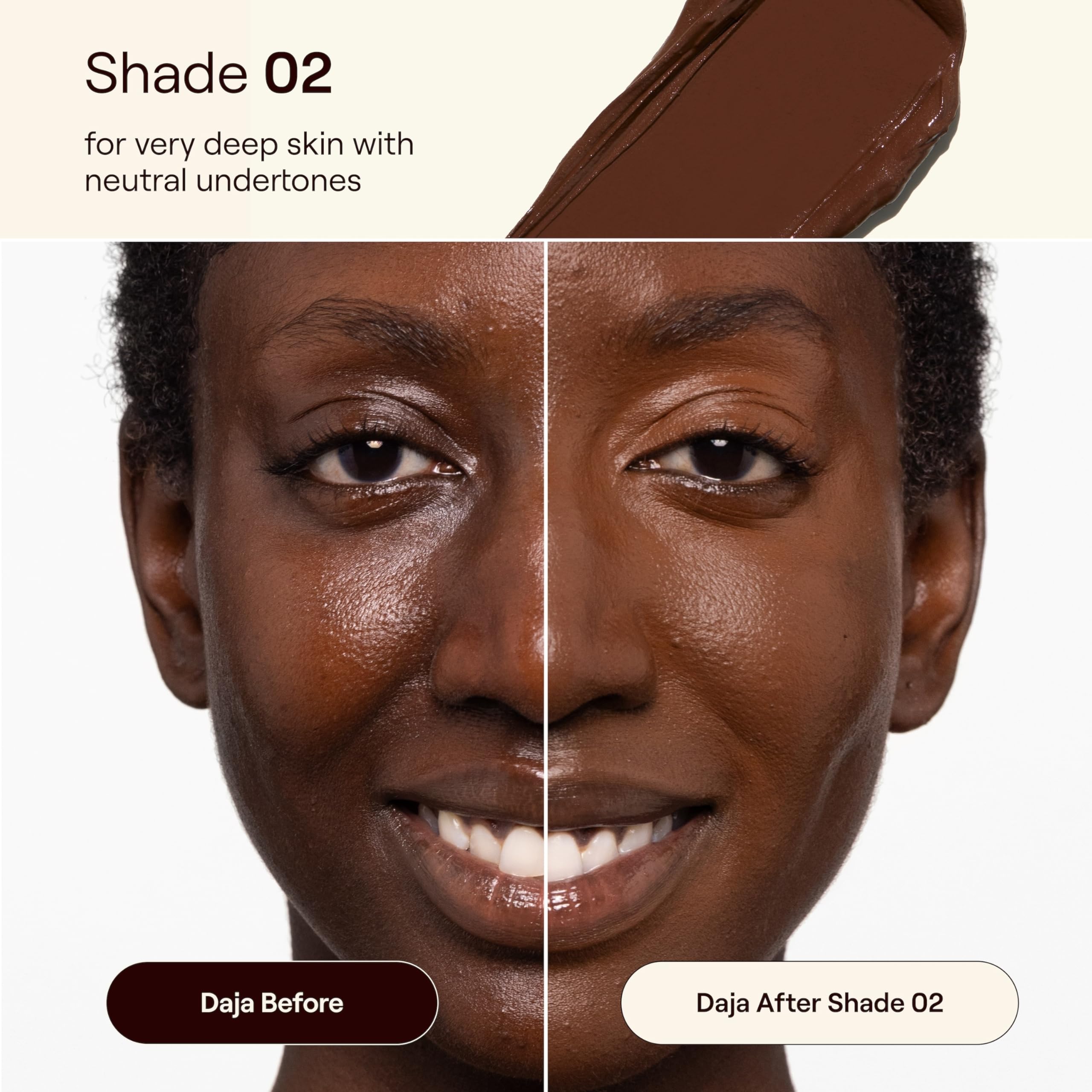 Live Tinted HUESTICK soft matte finish on natural skin