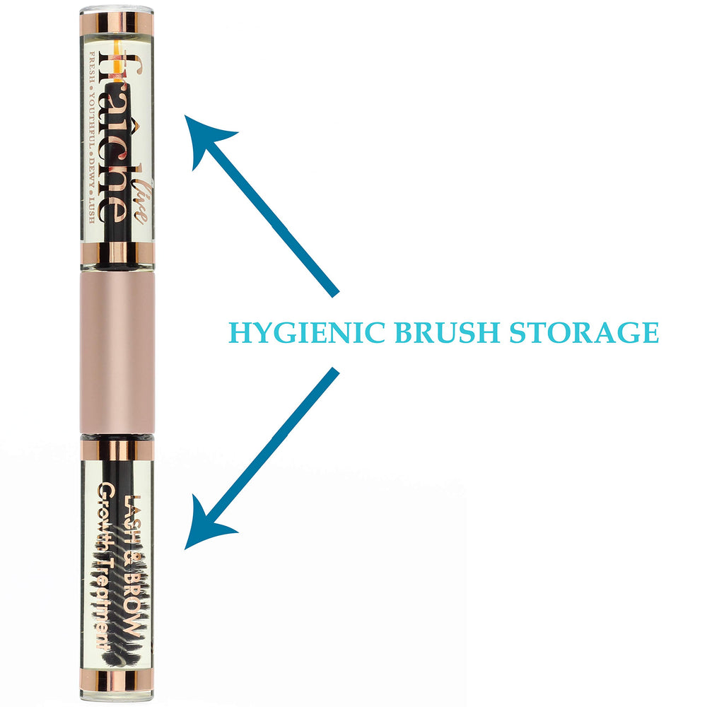 Live Fraiche cold-pressed oil preserves natural nutrients for lashes.