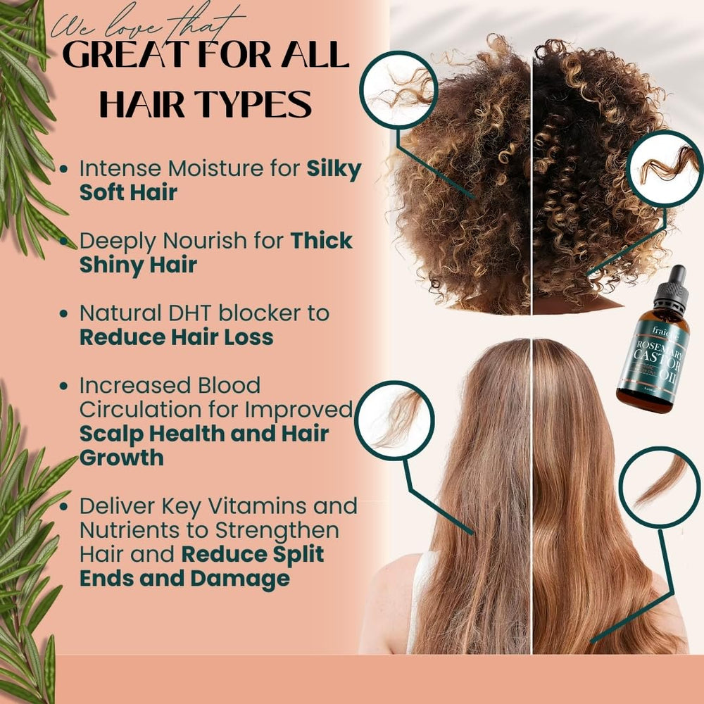 Live Fraiche hair growth oil application being massaged into scalp.