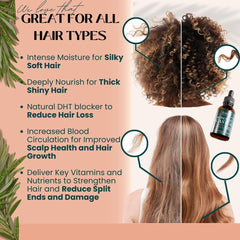 Live Fraiche hair growth oil application being massaged into scalp.
