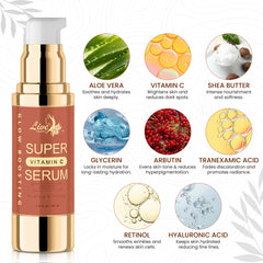 Live Healthy Glow Boost hydration shot demonstrating deep moisturization without greasiness.