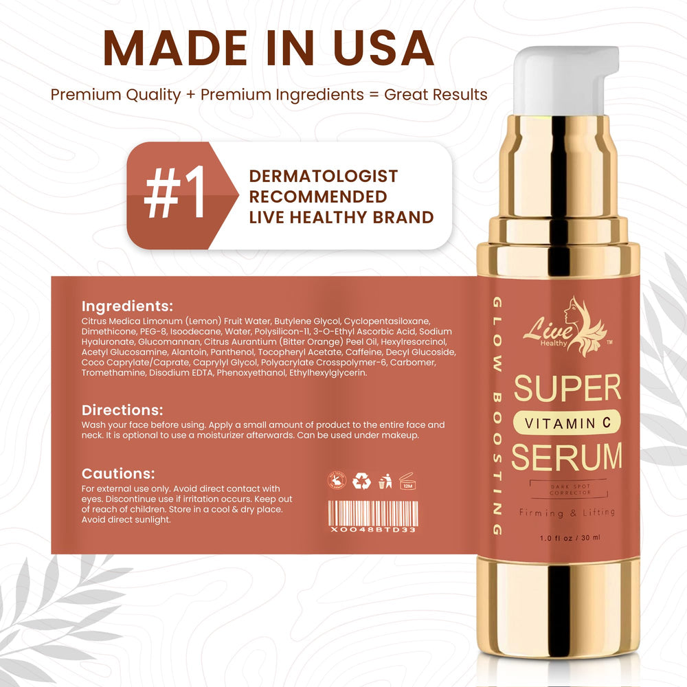 Live Healthy lightweight finish shows quick absorption and comfort.