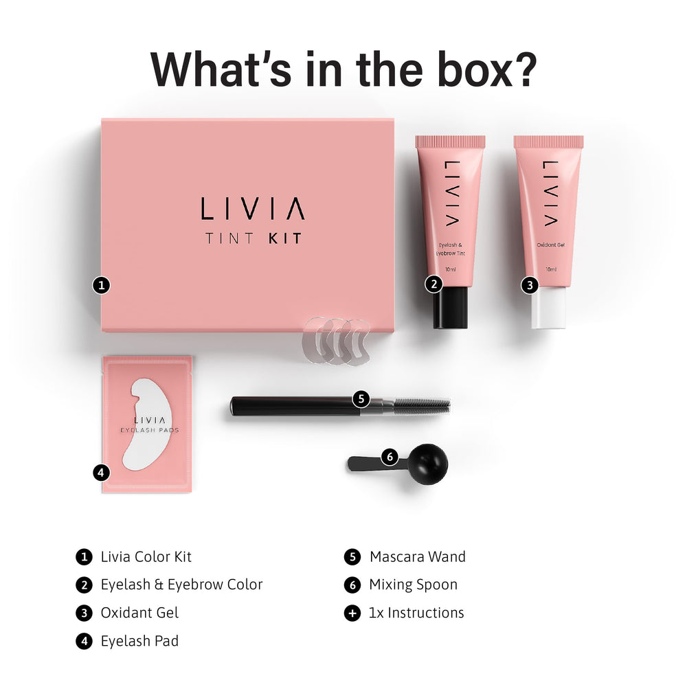 LIVIA Korean nourishing formula strengthens lashes and brows