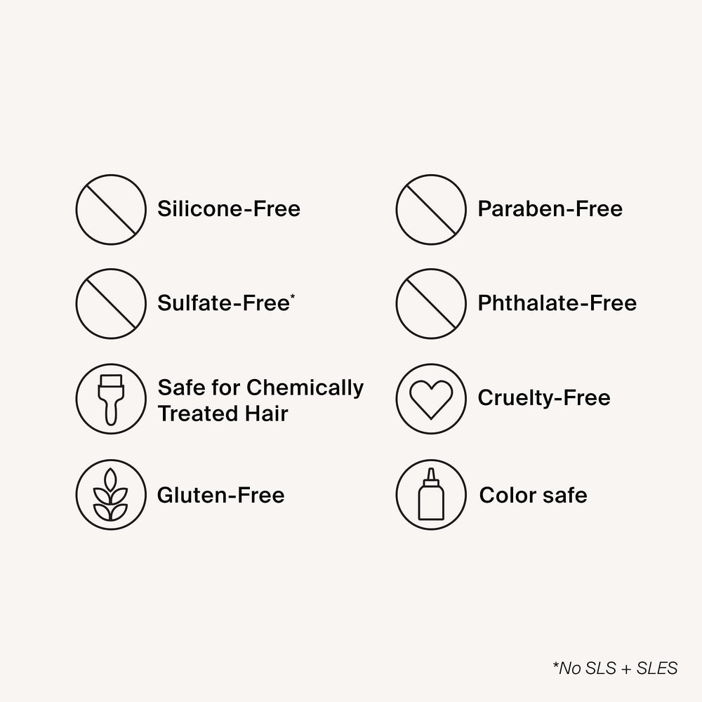 Living Proof Dry Shampoo finish creates soft shine on styled hair.