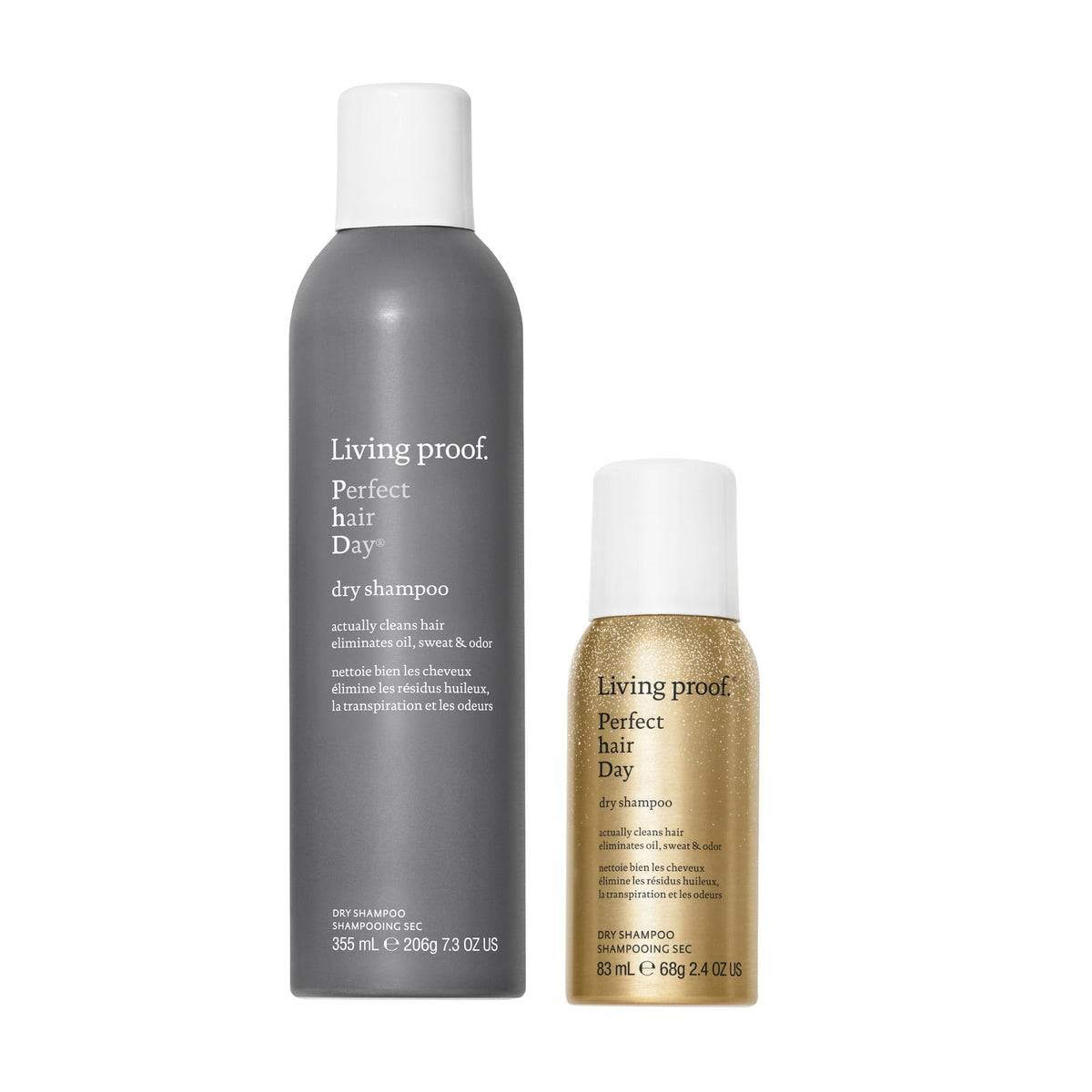 Living Proof Dry Shampoo Gift Bundle Box featuring gift-ready packaging for easy gifting.
