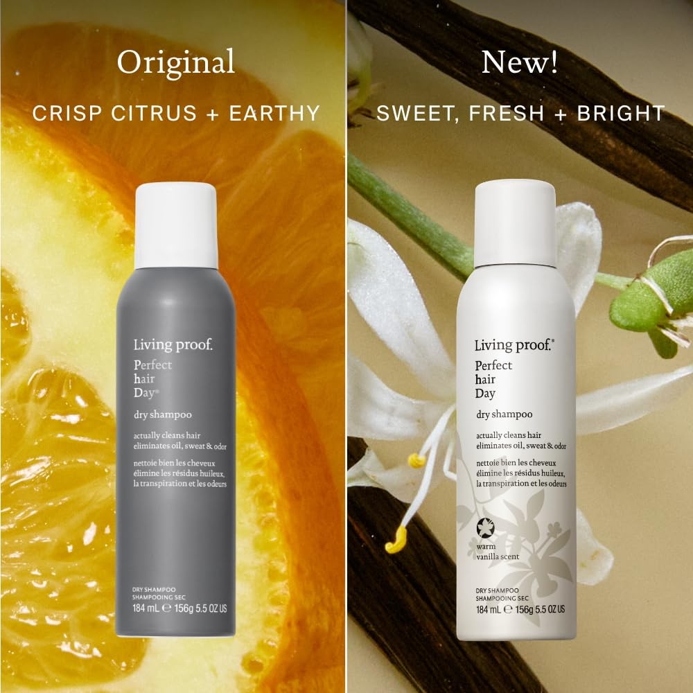 Limited edition packaging of Living Proof Dry Shampoo Vanilla