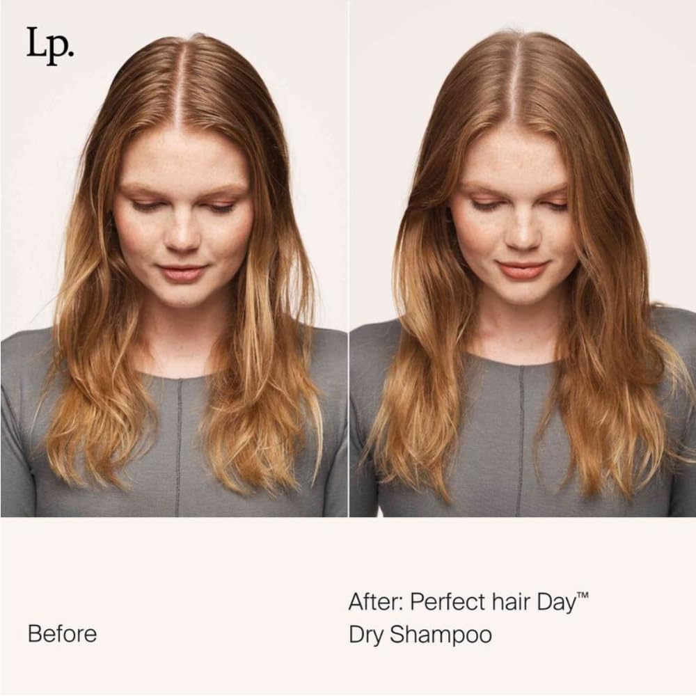 Close-up of Living Proof Dry Shampoo Vanilla texture for volume and oil control