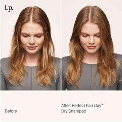 Close-up of Living Proof Dry Shampoo Vanilla texture for volume and oil control