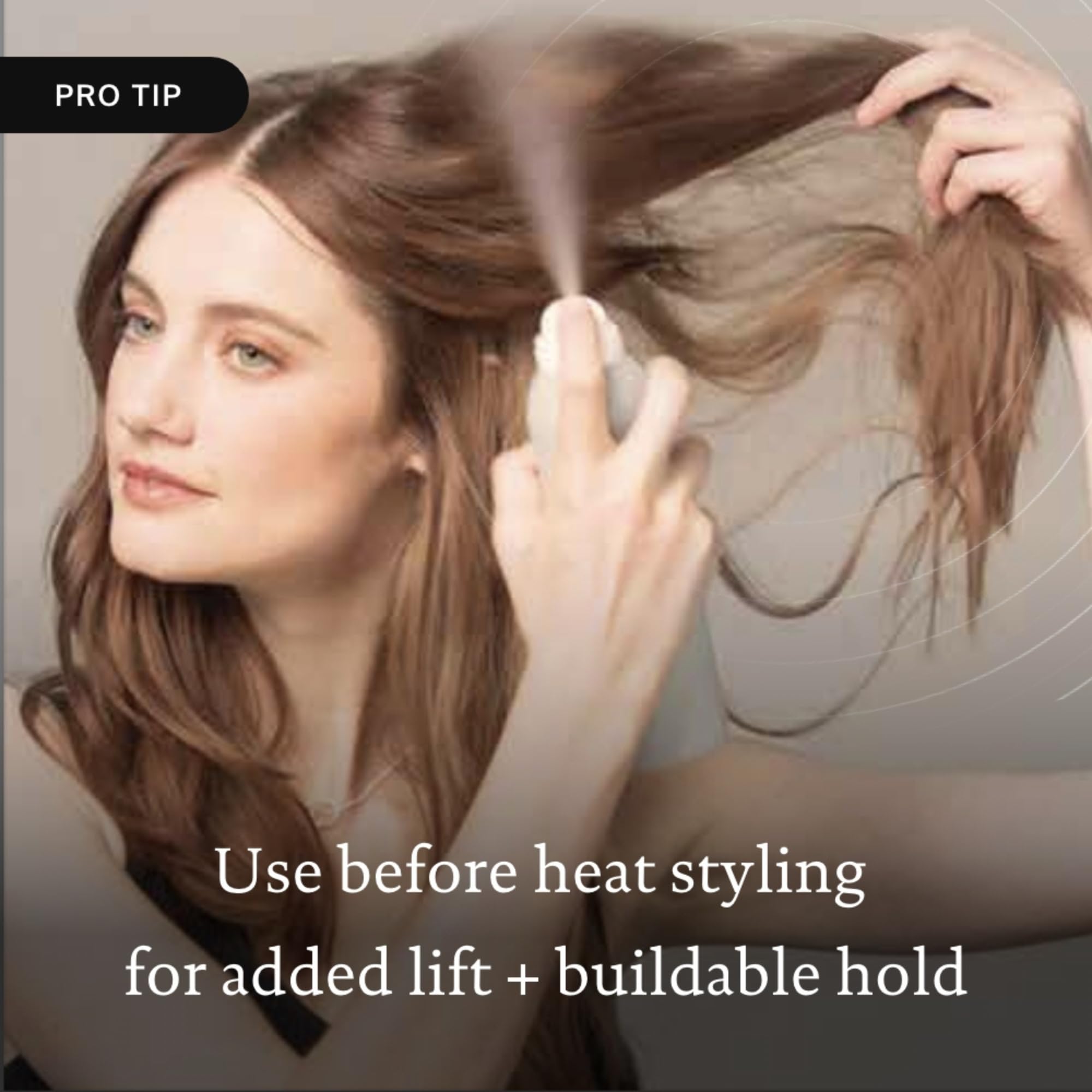 Living Proof Full Dry Volume builds texture with a no-slip grip for dry styling.