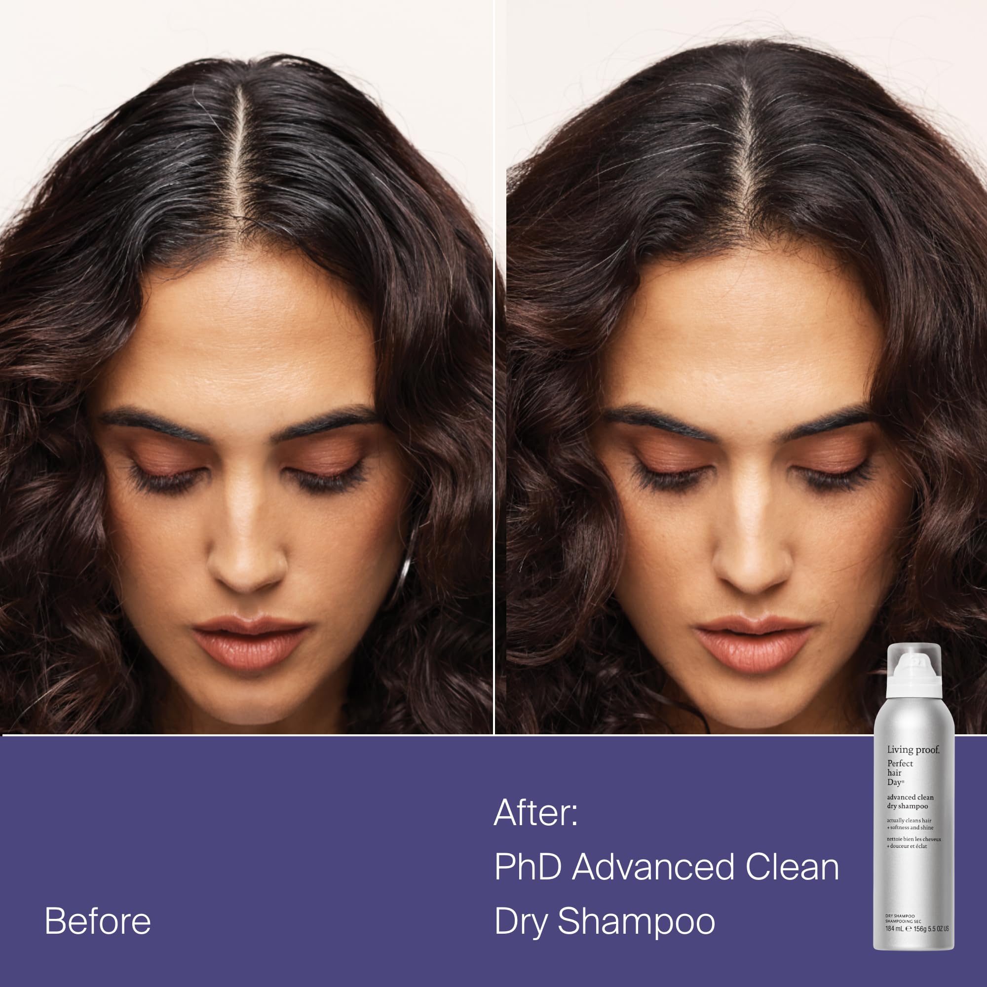 Living Proof Lasting Volume Holiday Kit travel-size dry shampoo cleans between washes.