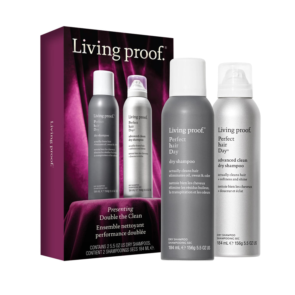 Living Proof Original Dry Shampoo bottle refreshing oily hair.