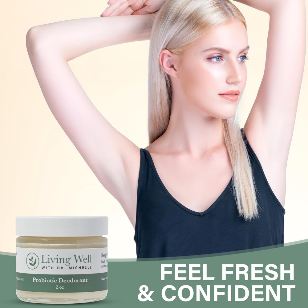 Living Well with Dr. Michelle compact size fits gym bag for anytime freshness