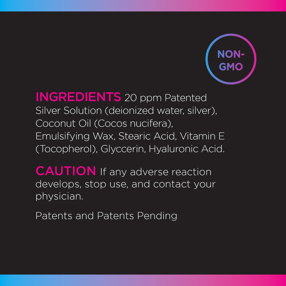 Livingood Daily Silver Serum Skin Cream ingredients include colloidal silver, coconut oil, vitamin E
