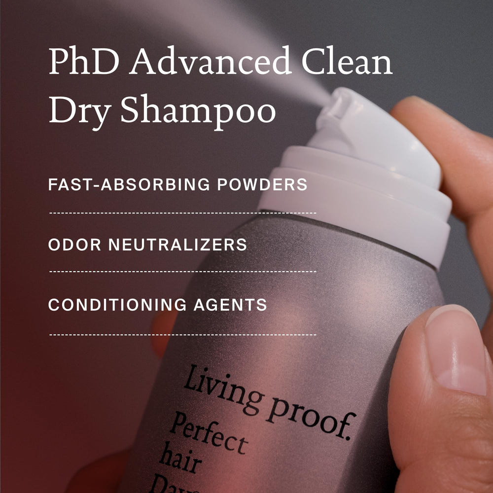 Living Proof after-use hair with softness and natural shine.
