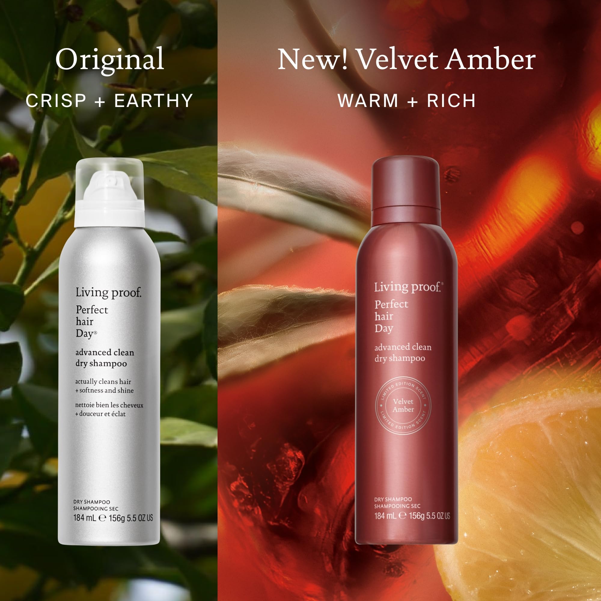 Living Proof application close-up illustrating quick refresh between washes.