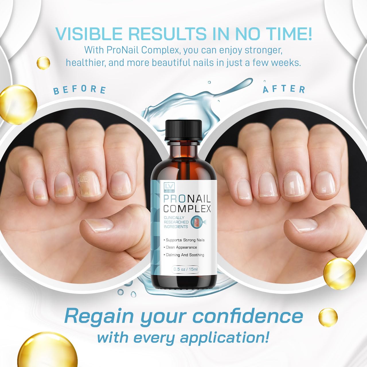 Livorka ProNail Complex on-nail application demonstrates convenient daily use.