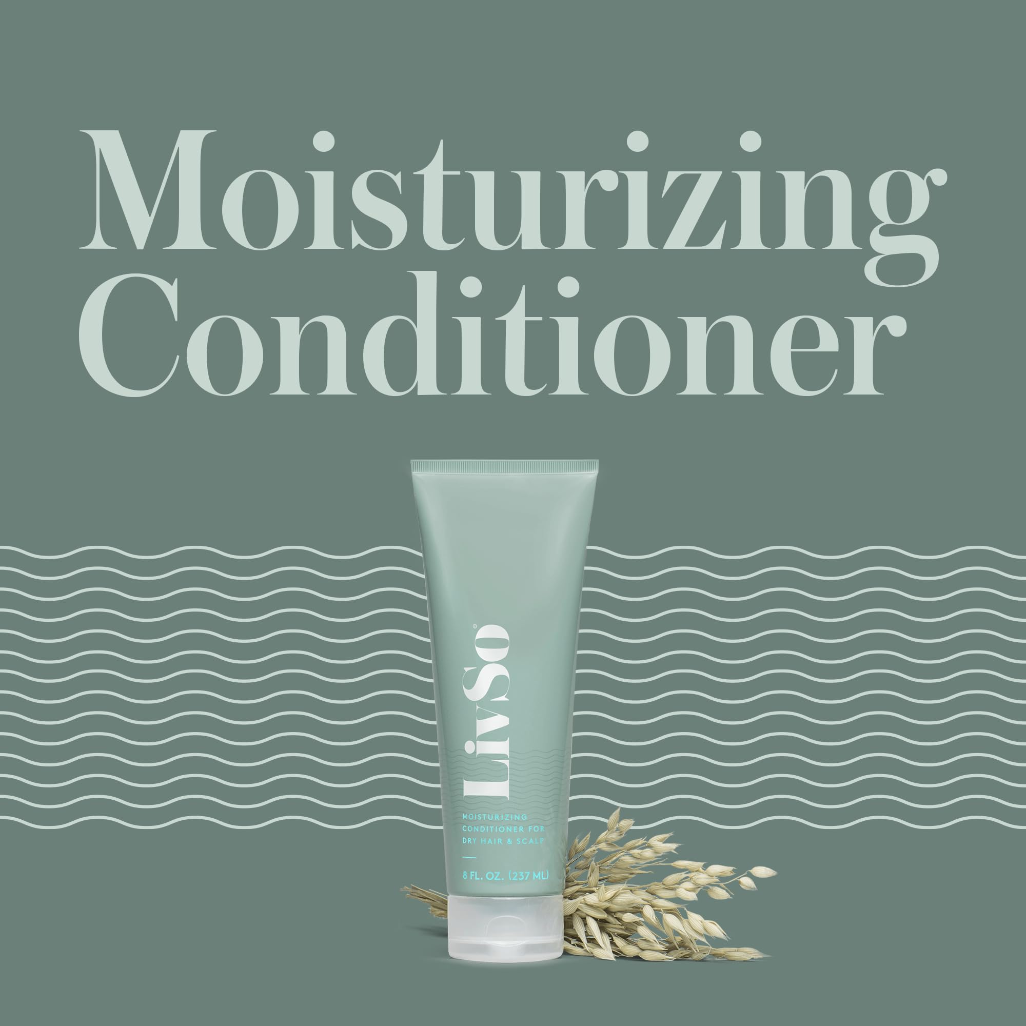 LivSo Moisturizing Scalp Conditioner bottle back label with usage and ingredients.
