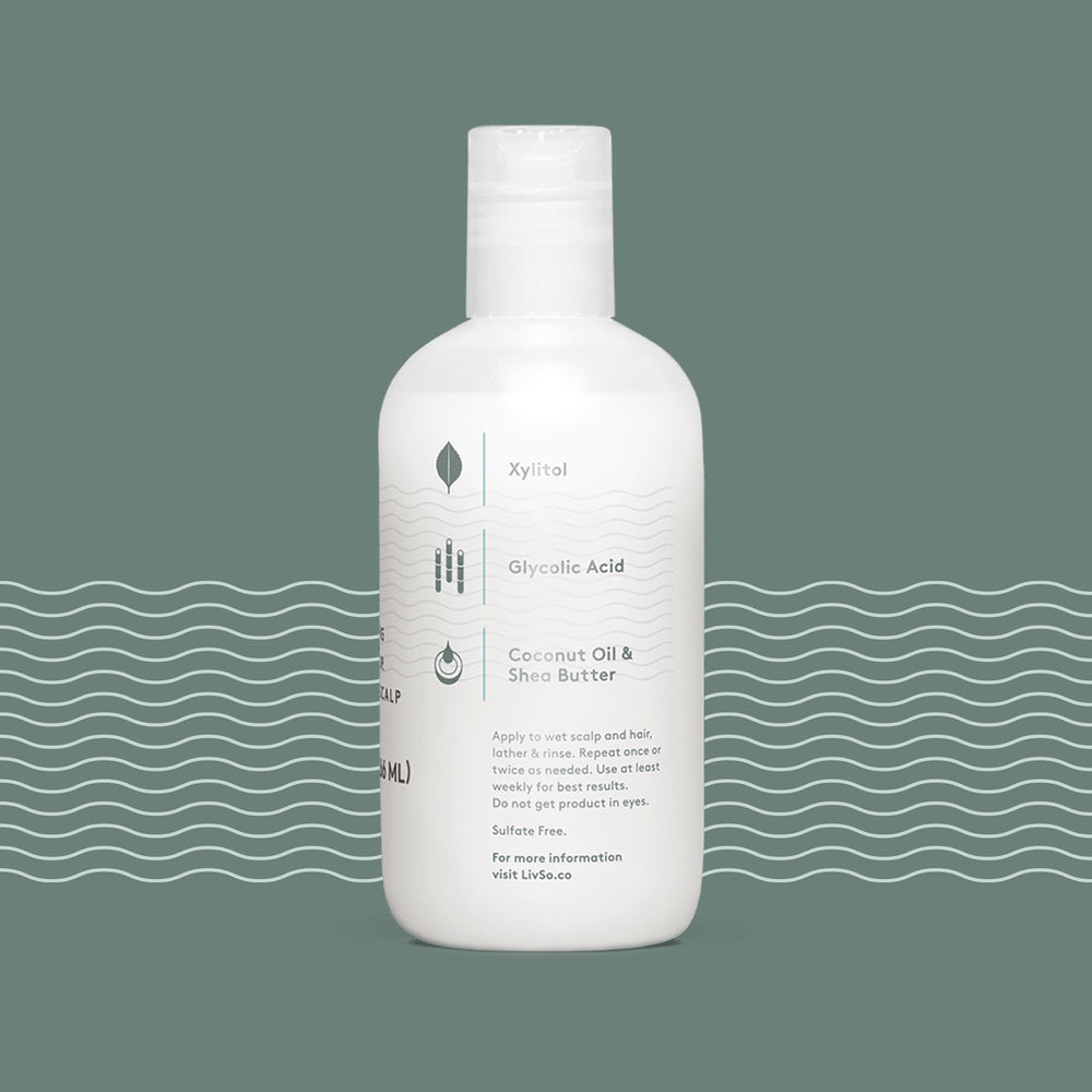 LivSo shampoo lather shows rich moisture for softer, manageable hair.