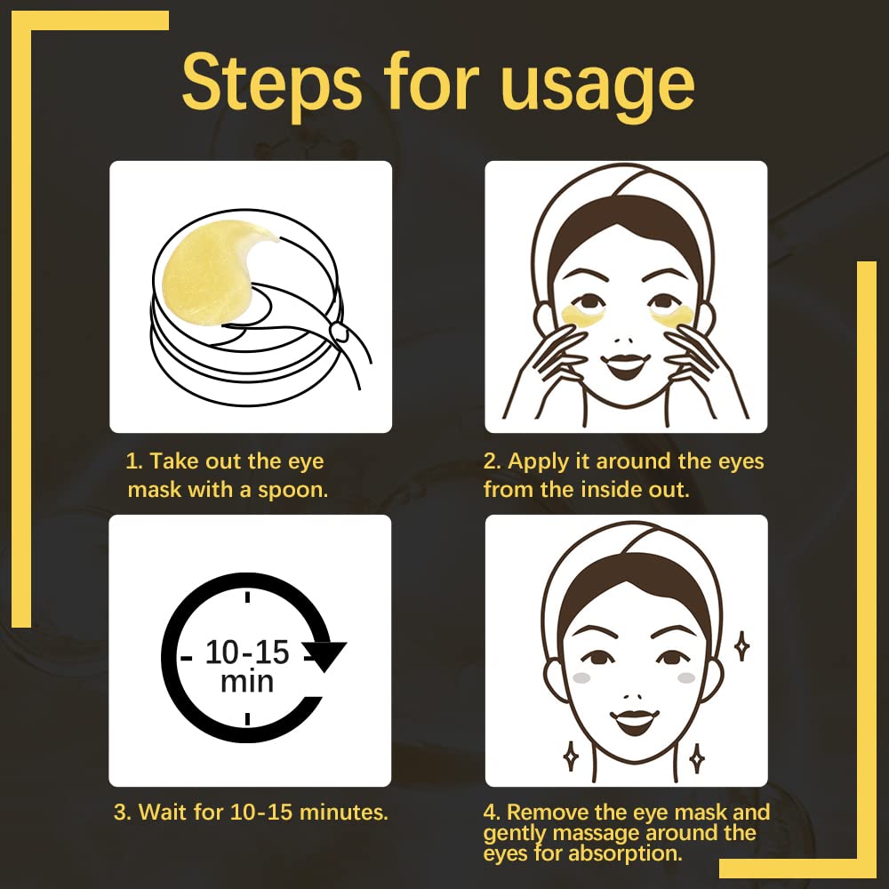 LIYALAN patches target dark circles to brighten under eyes.