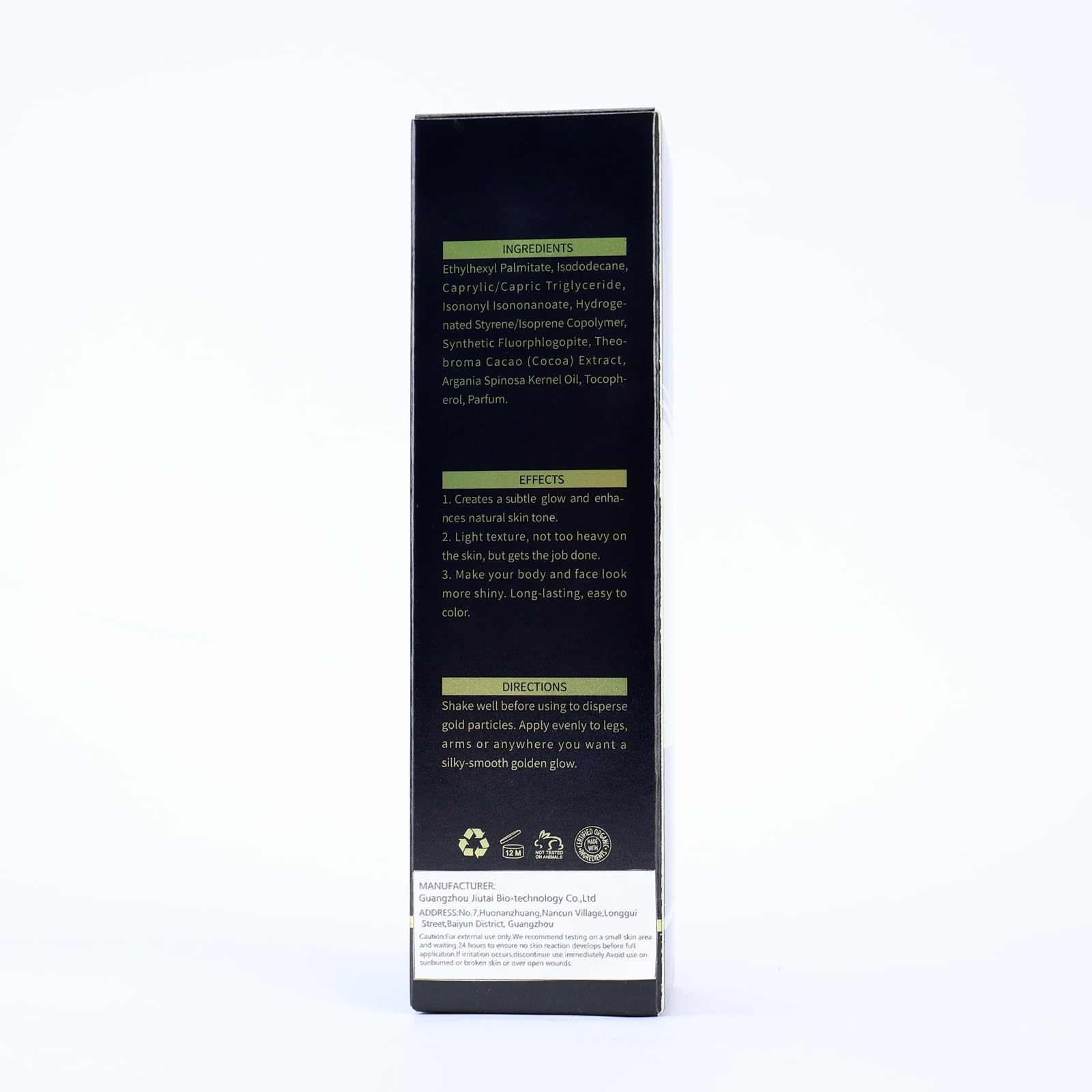 LIYALAN Shimmer Oil packaging reflects premium and versatile beauty product
