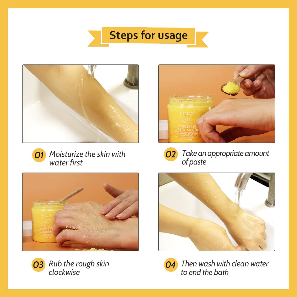 LIYALAN scrub used on arms and legs for smooth skin