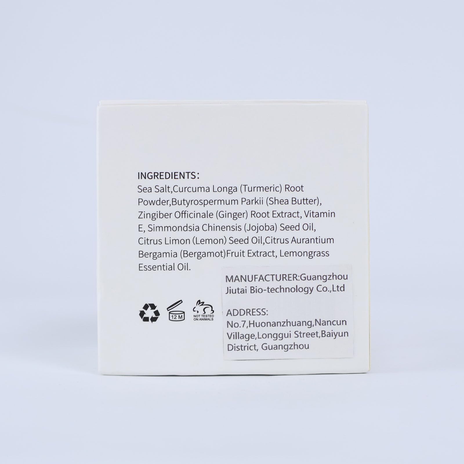 LIYALAN scrub leaving skin refreshed and soft after use