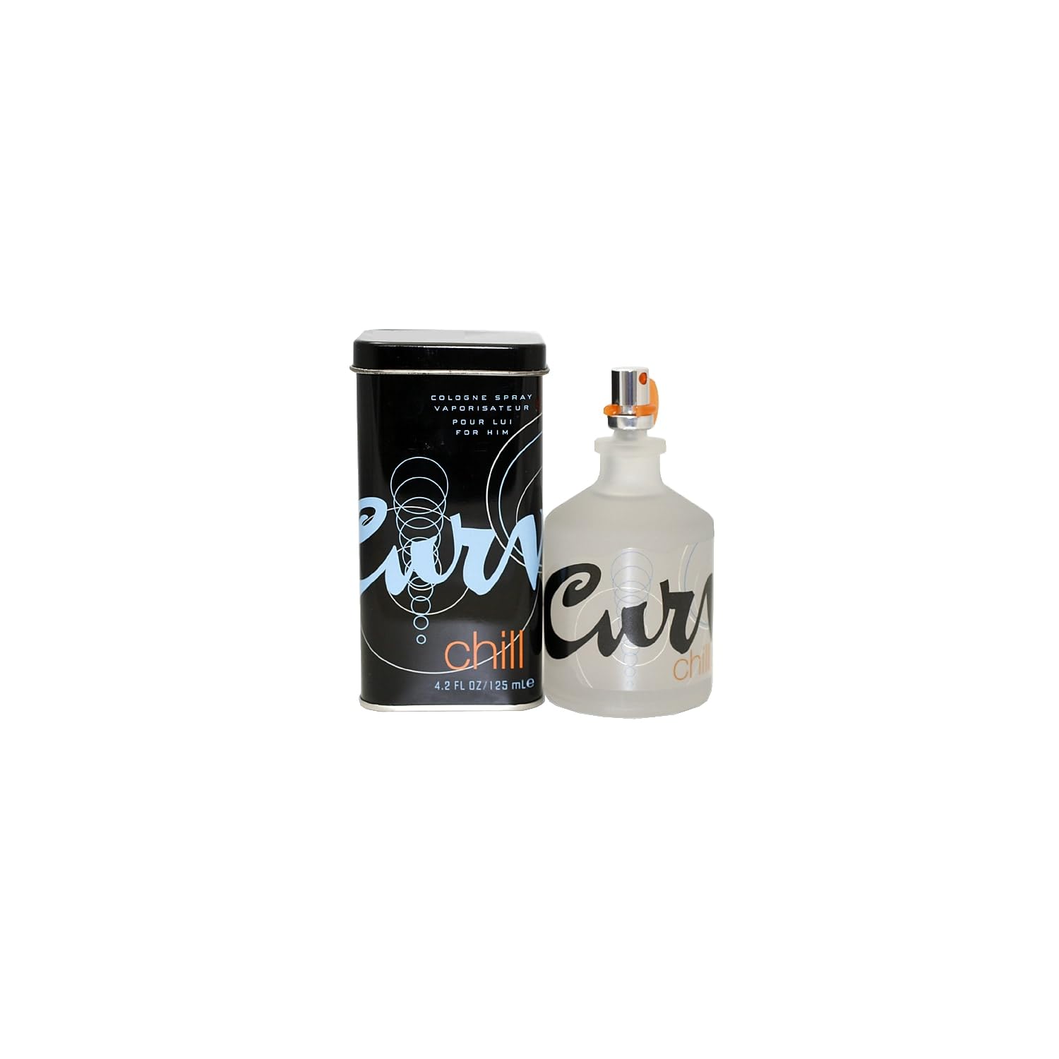 Liz Claiborne Curve Chill bottle pour—fresh, versatile scent for everyday wear.