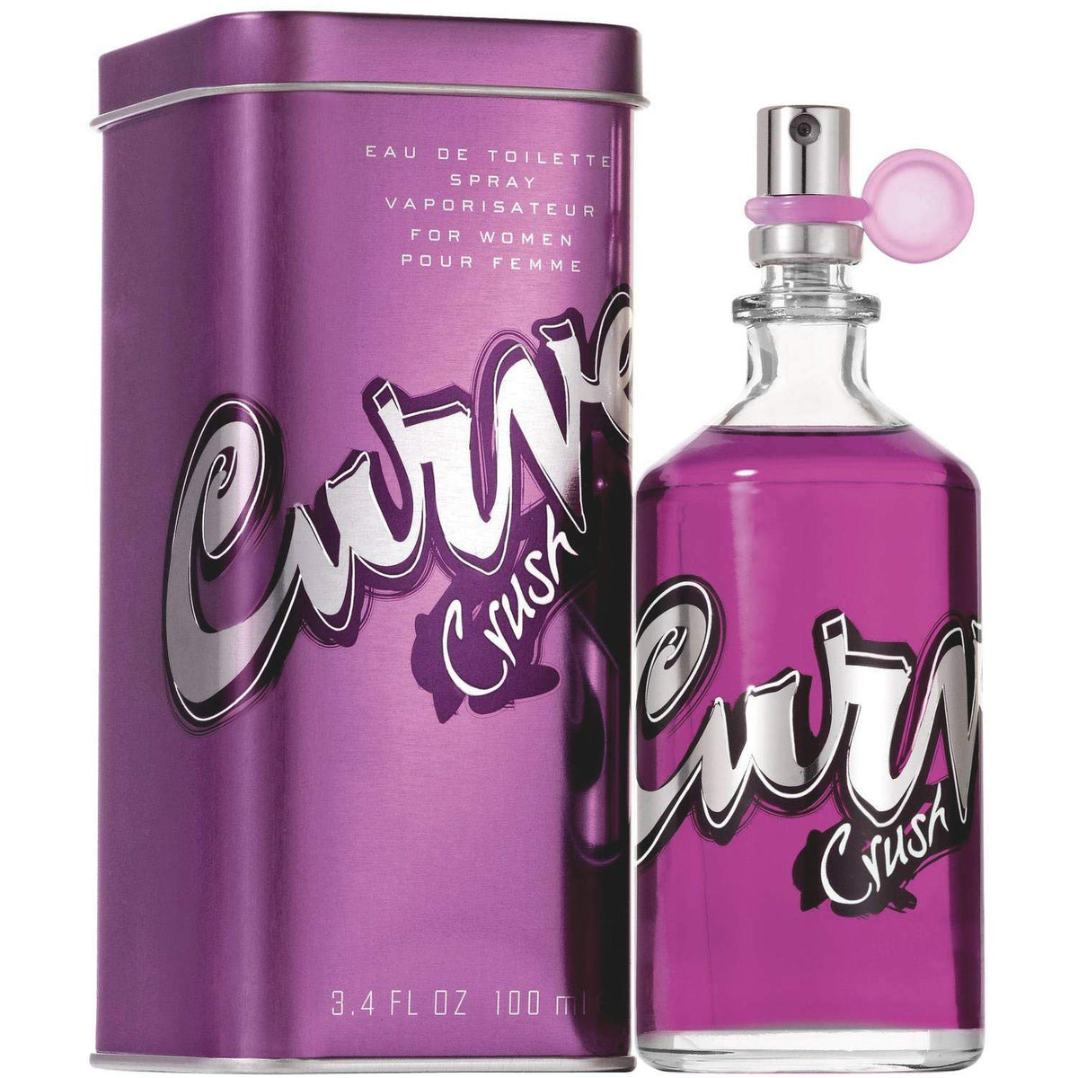 Liz Claiborne Curve Crush EDT bottle front view, ideal for everyday wear.
