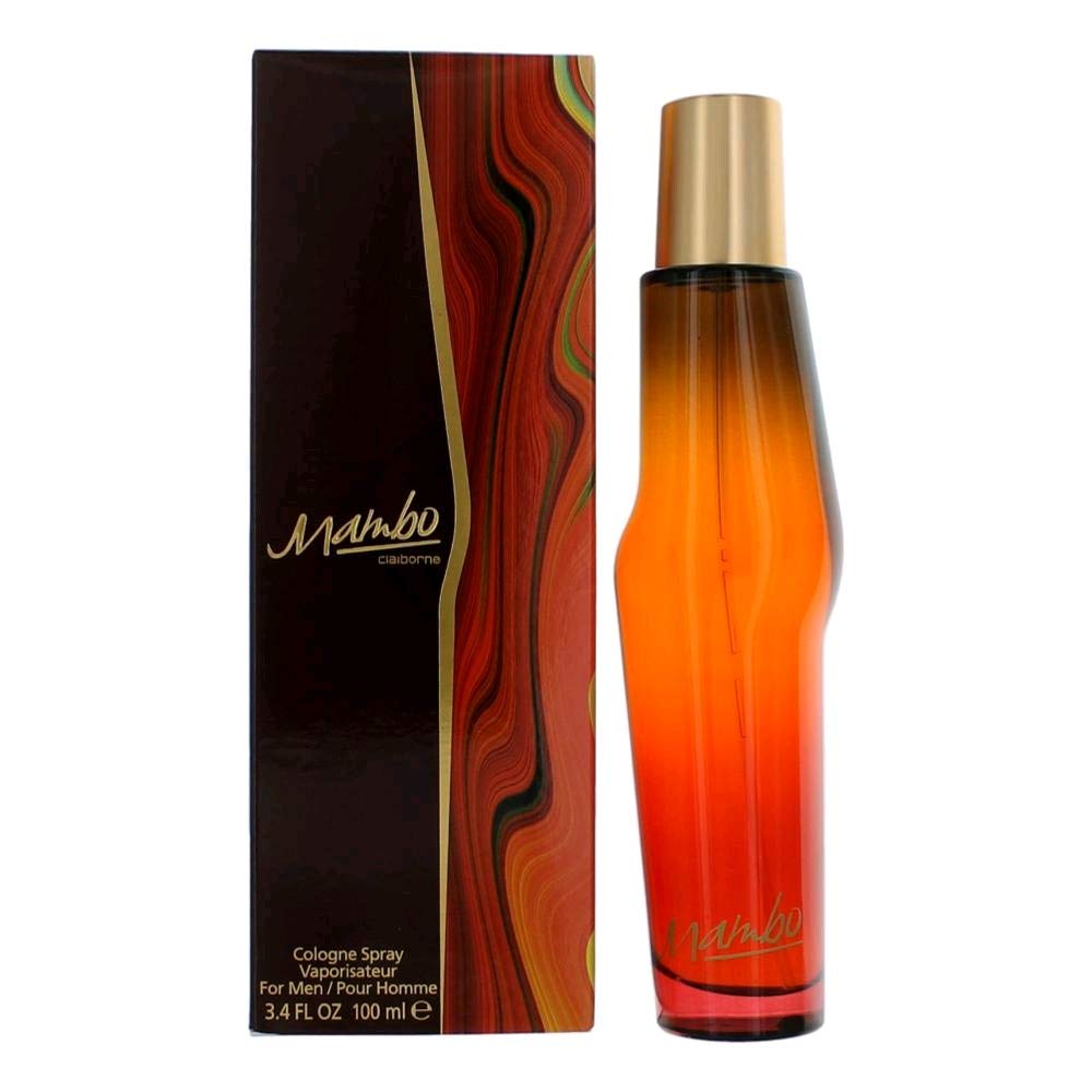 Liz Claiborne Mambo bottle close-up highlighting citrus scent for daily wear.