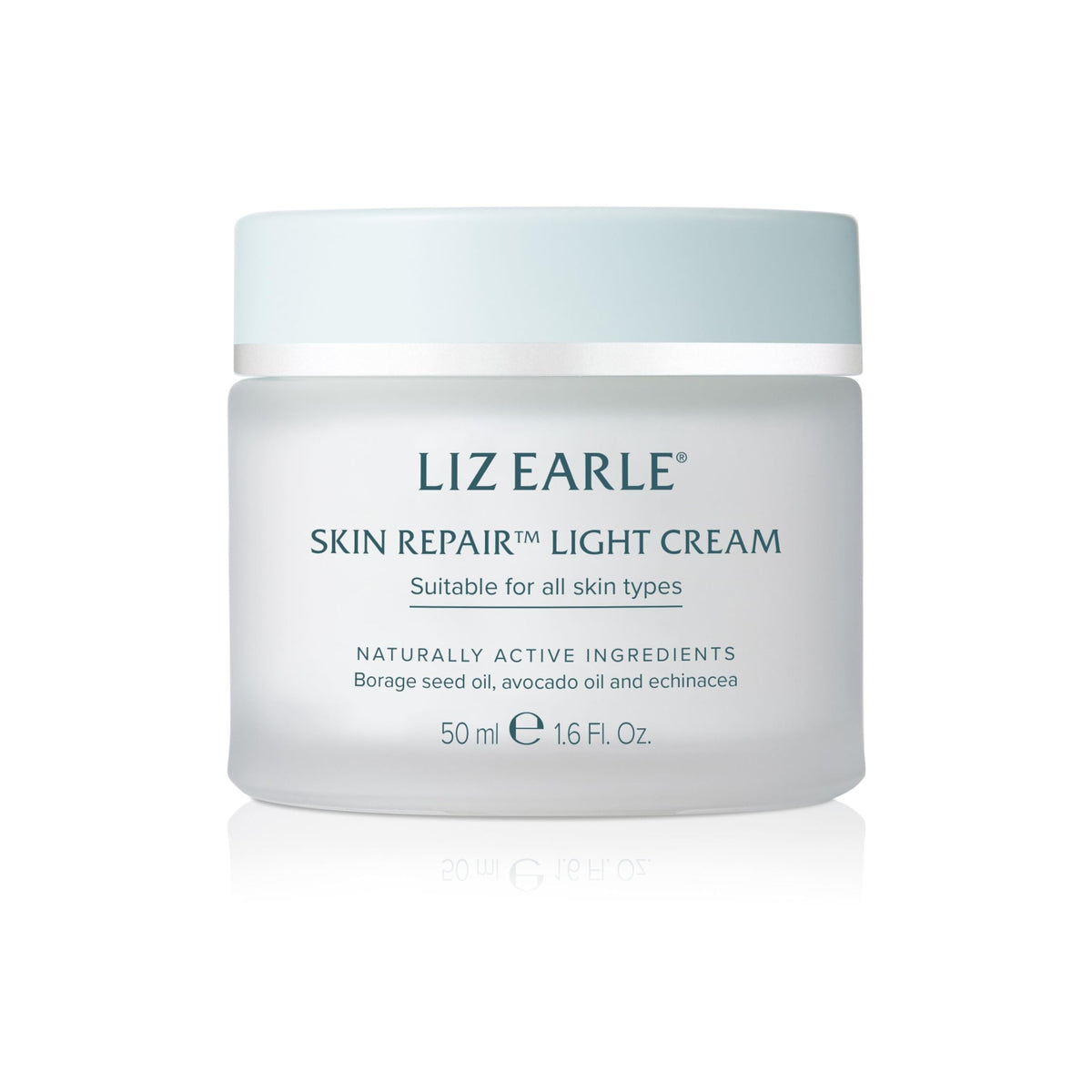 Liz Earle Skin Repair Light Cream tube for balanced daily hydration.