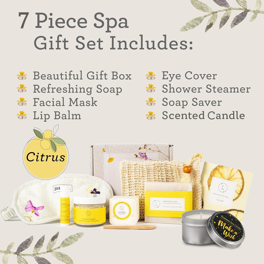 Lizush citrus natural soap bar for refreshing cleanse with citrus note