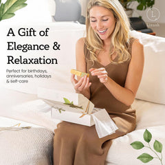 Lizush eucalyptus soap bar evokes cool, clean breath and fresh skin.