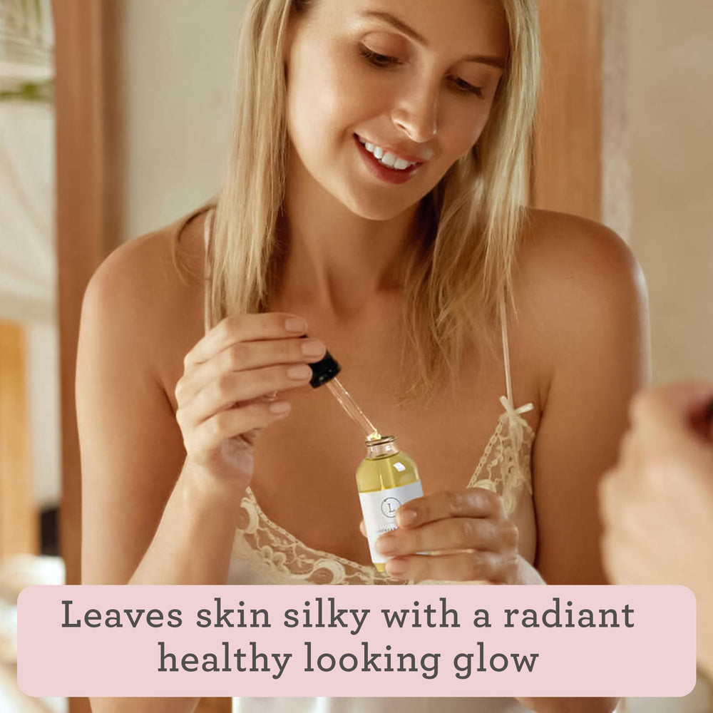 Lizush Lavender Body Oil pipette dropper enables precise application
