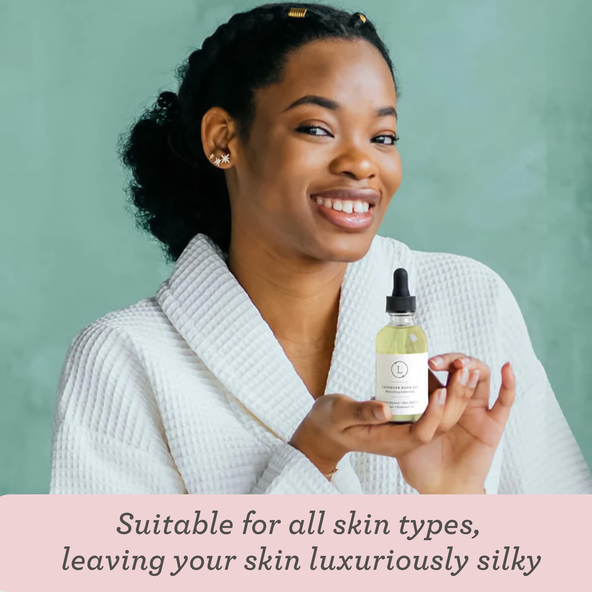 Lizush Lavender field scent evokes calming aromatherapy and relaxation
