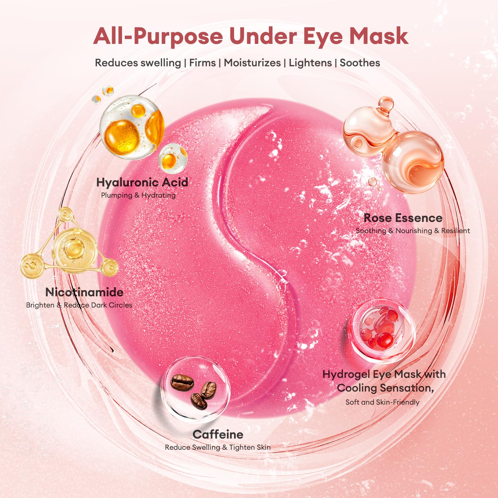 LJ KuKu Lady patches featuring caffeine and niacinamide for revitalized look