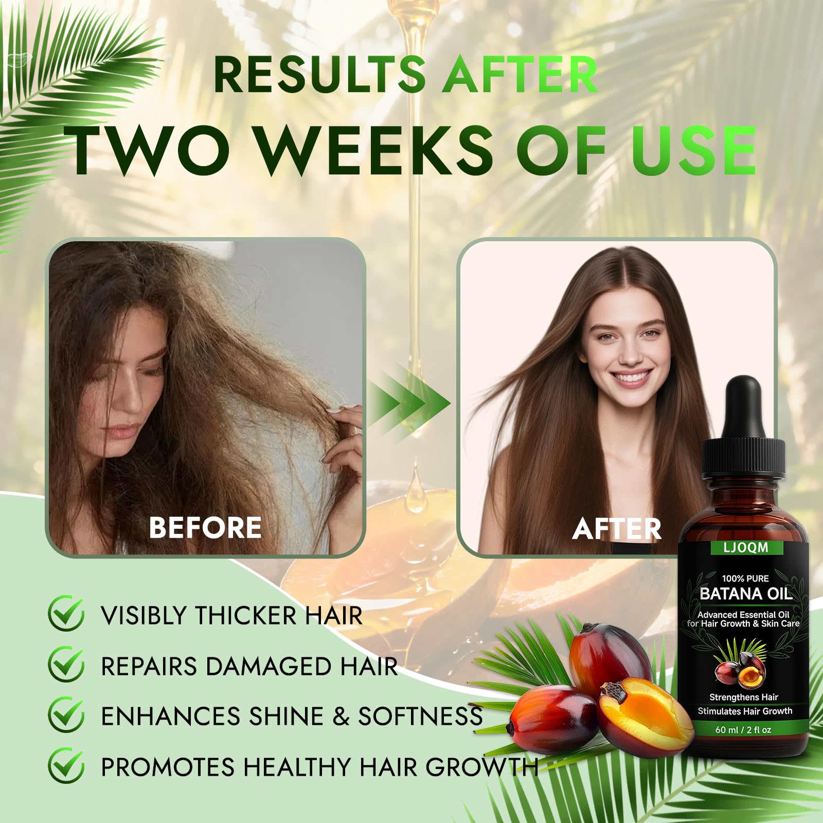 LJOQM Leave-in hair oil for daily use on all hair types.