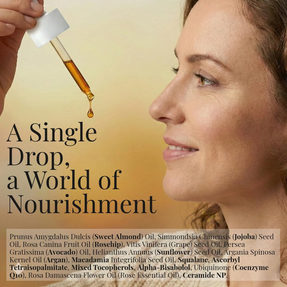 ljork Q-10 Face Oil being layered with moisturizer for enhanced results